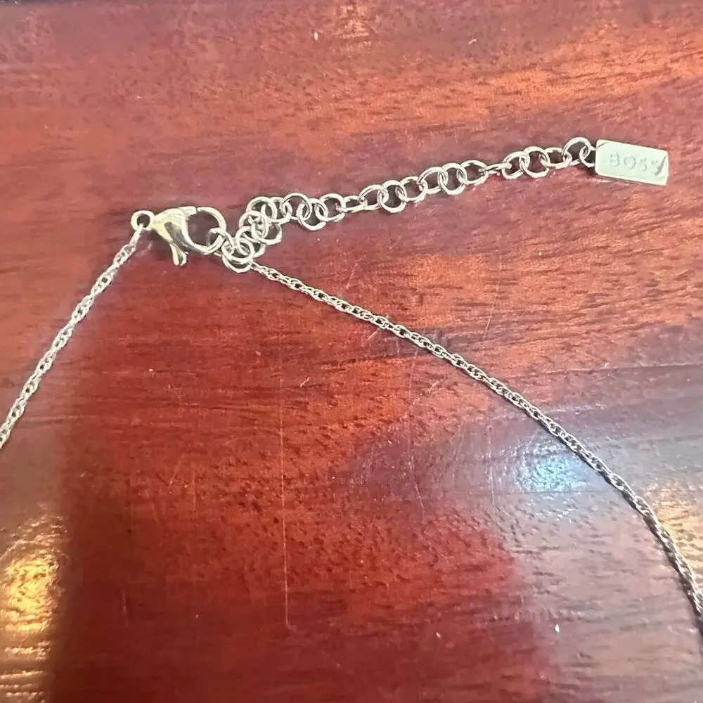 BOSS Necklace Delicate Chain Minimalist Jewelry 18